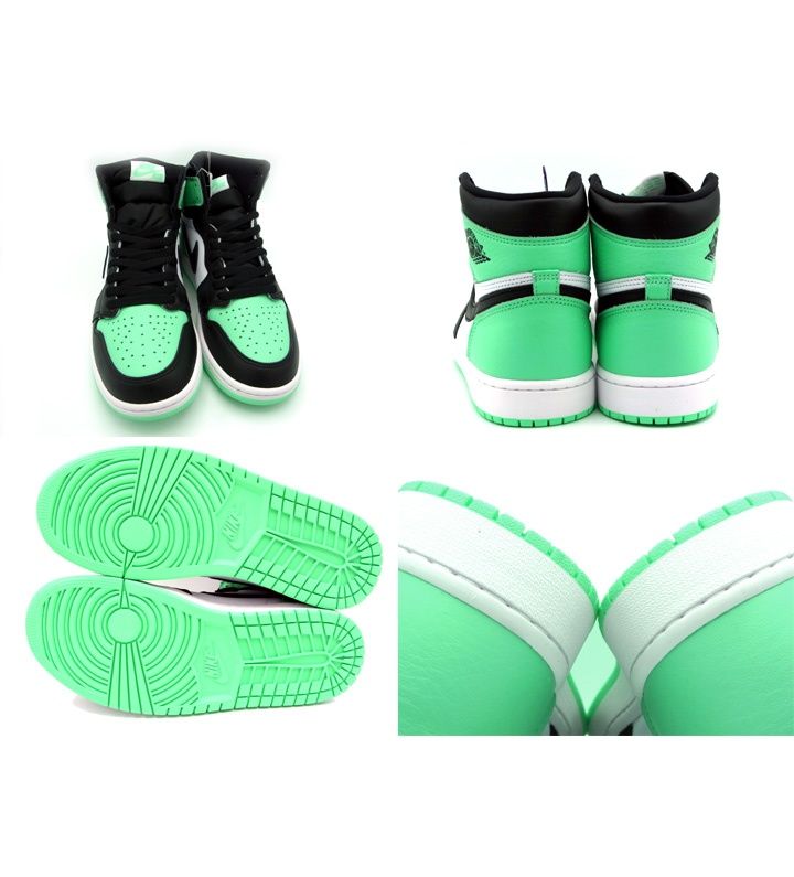 ナイキ NIKE 【 AIR JORDAN 1 HIGH OG Green Glow DZ5485 130 】 エア ジョーダン 1 ハイ グリーン グロー スニーカー　35777