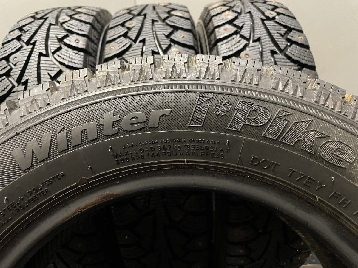 HANKOOK winter I Pike 155/70R13 13インチ スパイクタイヤ 4本 バリ溝 