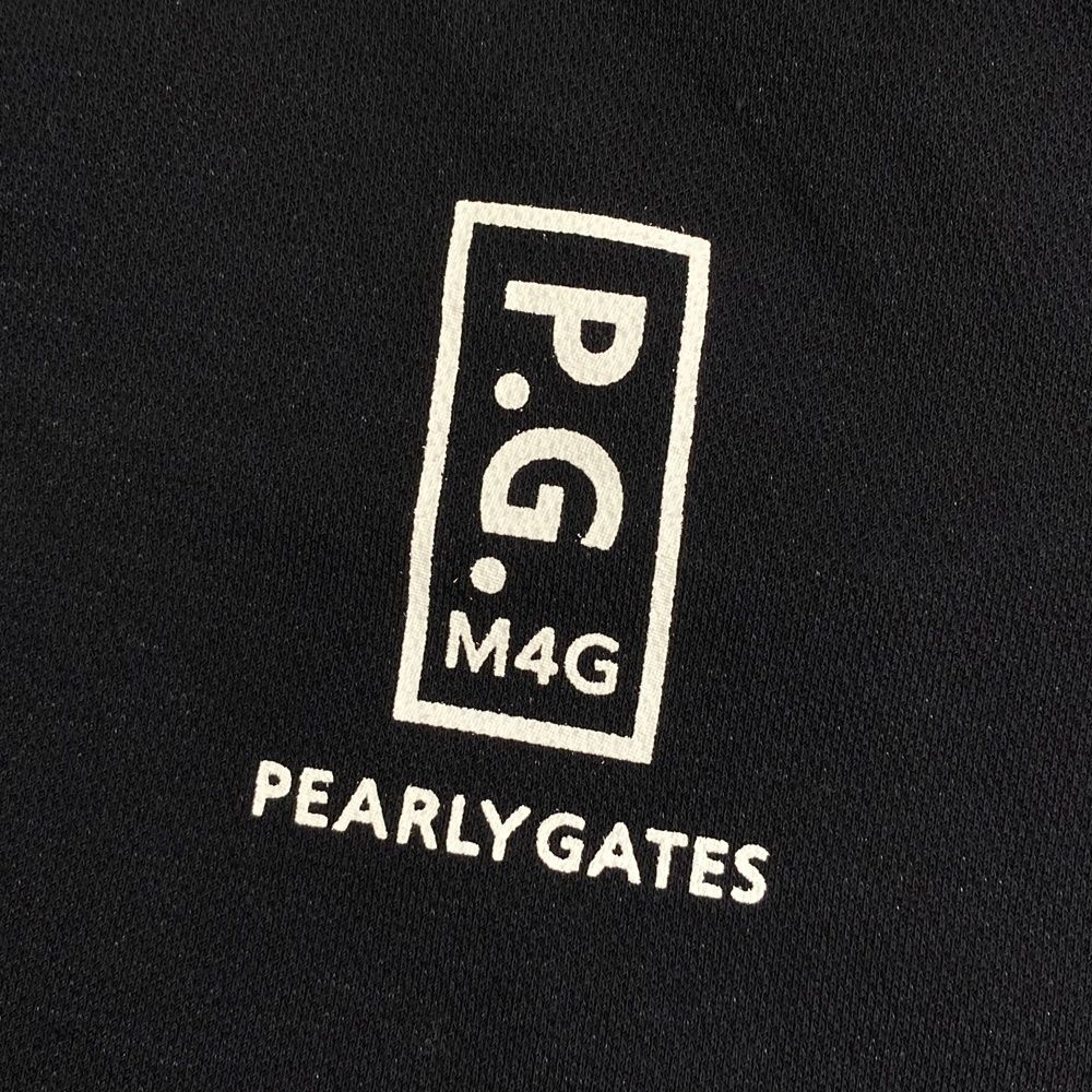 サイズ：6 PEARLY GATES パーリーゲイツ 2023年モデル ハイネック 半袖Tシャツ  ブラック系 [240101482662] ゴルフウェア メンズ ストスト サイズ：6 PEARLY GATES パーリーゲイツ 2023年モデル