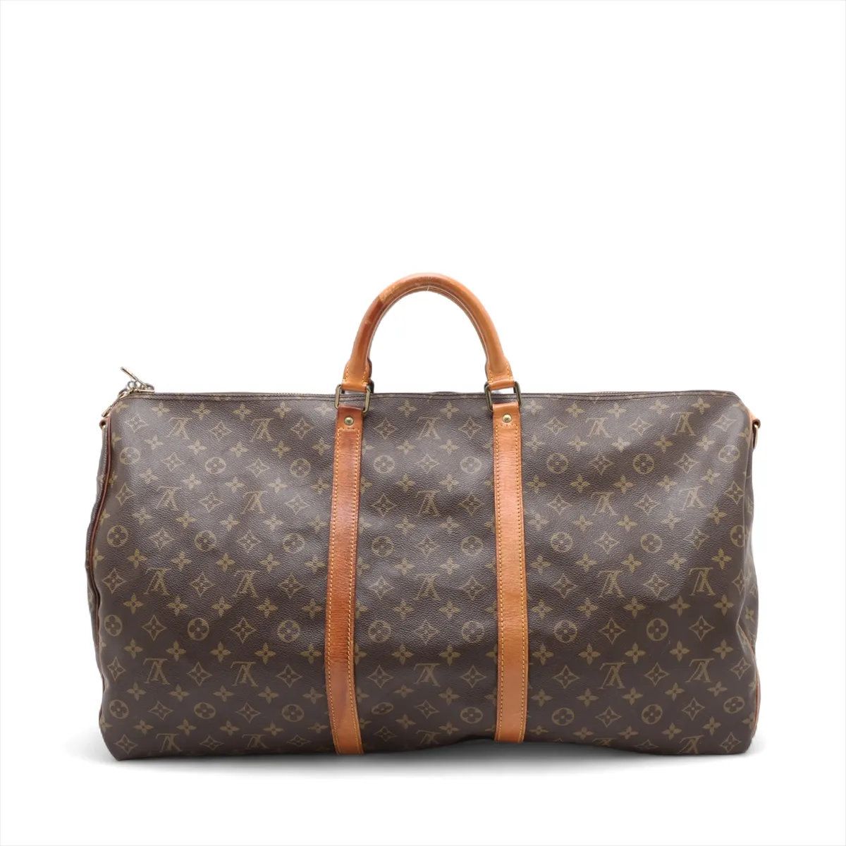 ルイヴィトン モノグラム キーポル バンドリエール 60 M41412 レザー 2WAY ボストン バッグ ショルダー A4 メンズ EEE CW65-9