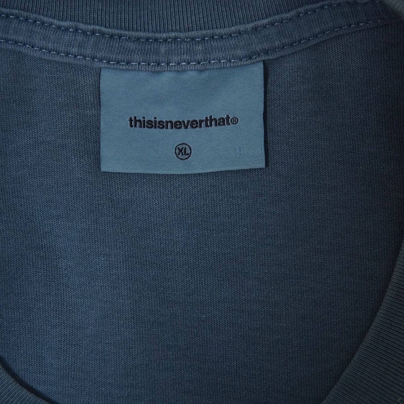 ディスイズネバーザット ロンT XL ブルー 00s thisisneverthat