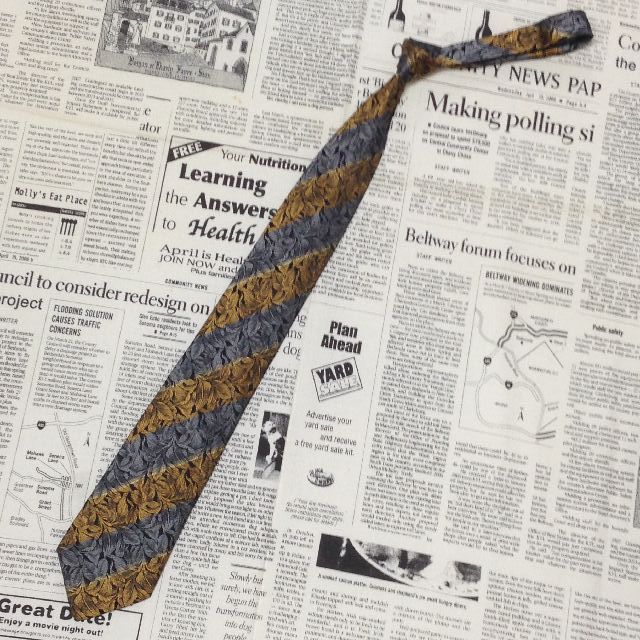 ヒューゴ ボス HUGO BOSS 微光沢 ネクタイ リーフ柄 葉柄 植物柄 ミックス H-006842 ゆうパケット