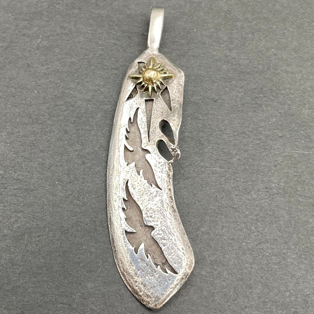 ARIZONA FREEDOM フェザー＆イーグル オーバーレイ彫り＆K18太陽神