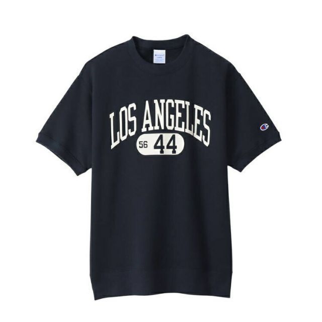 HANES ヘインズ SHORT SLEEVE SWE ネイビー 5Lサイズ C3-X017L 370 | スポーツ 運動 ウエア ウェア 服 衣類 トップス ショートスリーブ ハーフスリーブ 半袖 着心地 コットン 綿 スウェット 裏起毛 ポリエ