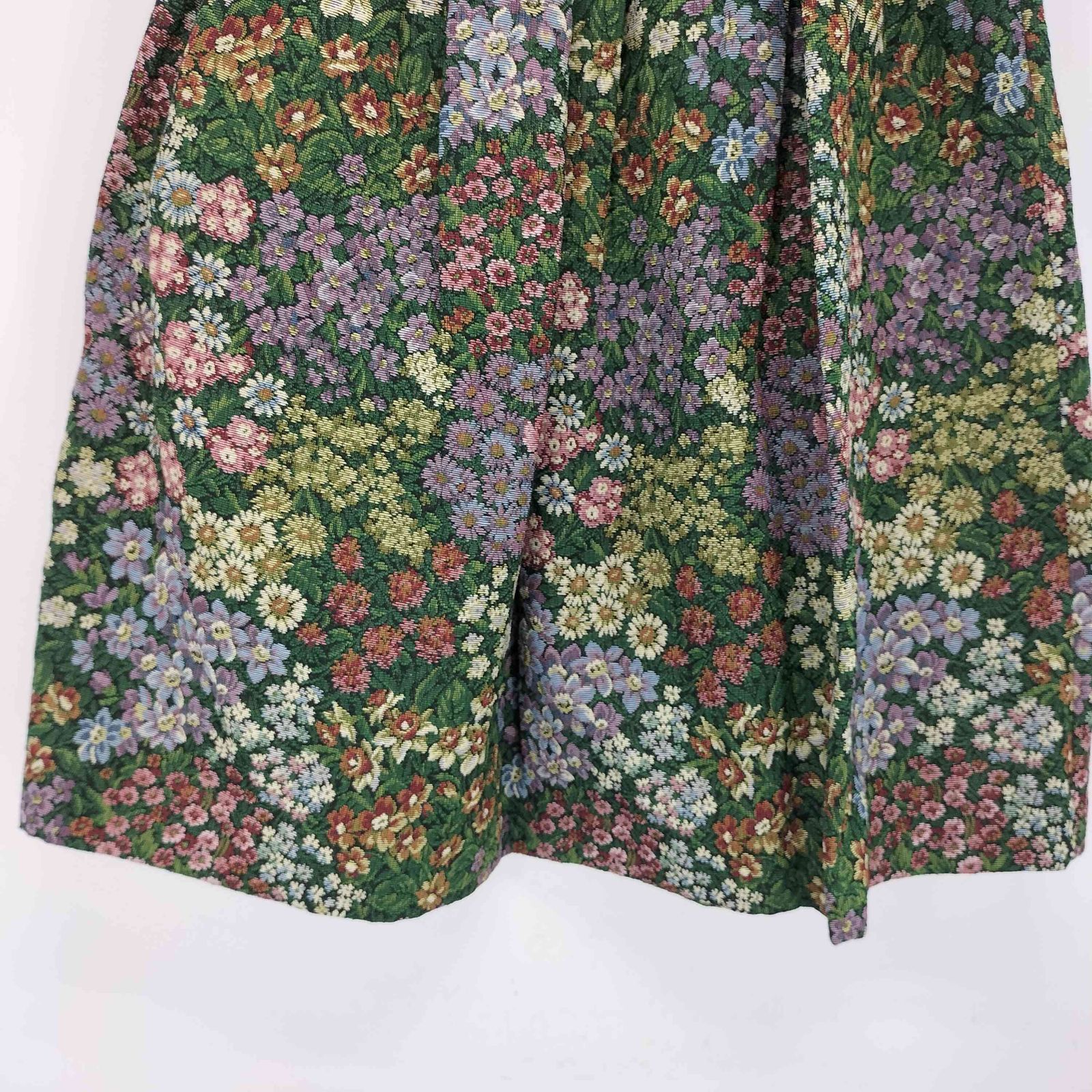 【美品】IENA LA BOUCLE ゴブラン織りフラワータックスカート IENA LA BOUCLEゴブラン織りフラワータックスカート