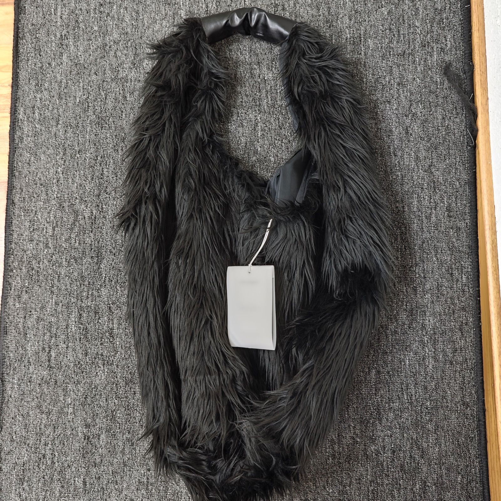 Our Legacy DRIP BAG Black Fake Fur　ブラック　トートバッグ