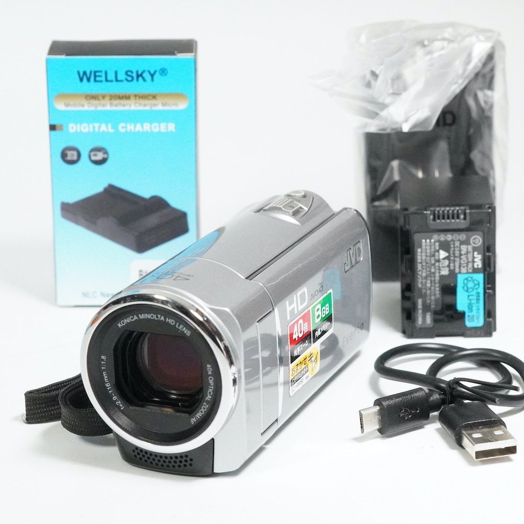 Victor・JVC GZ-HM450-S ハイビジョンメモリームービーEverioGZ-HM450