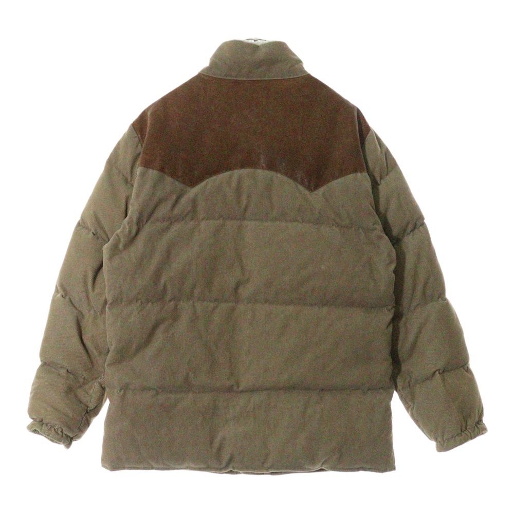 ロンハーマン　コンチョ　ダウンジャケット　コーデュロイ　ベージュ RON HERMAN (ロンハーマン) Concho Down Jacket コンチョダウン