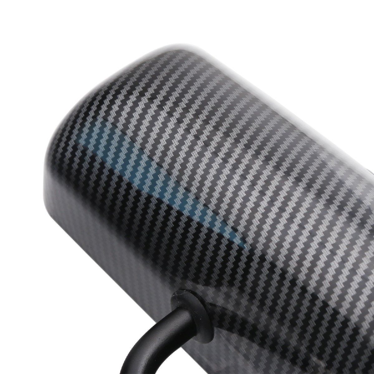 汎用 レーシングミラー 軽量ブルーレンズGTドアミラー ドアマウント Z WRX 86BRZ等にドリ車 カーボン柄 LAWEED_CL