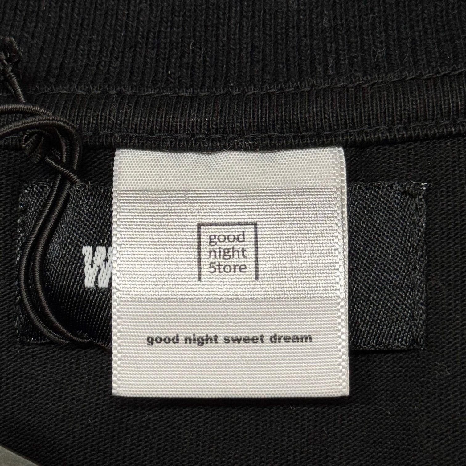 『新品』WINDANDSEA & goodnight5tore TシャツL 黒 WINDANDSEA × goodnight5tore 5EA T Shirt コラボ プリント T
