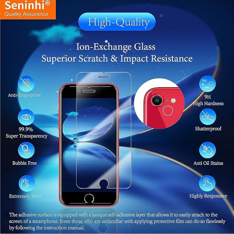 seninhi (セニンヒ) [3+2パック] iPhone SE 第3世代 / iPhone SE 第2 