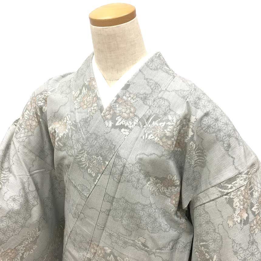 美品 ロング寸 本場白大島紬（正絹）仕立上り＜TT1143＞ 美品 ロング寸 本場白大島紬（正絹）仕立上り＜TT1143＞ - メルカリ
