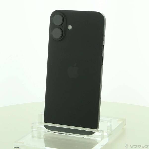 〔 品〕 iPhone16 Plus 128GB ブラック MXVA3J A SIMフリー 258
