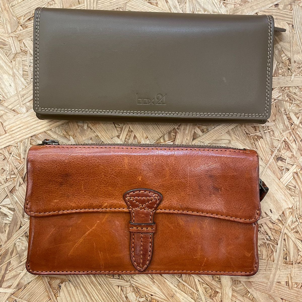 Dakota box21 ダコタ ボックスニジュウイチ 長財布 レザー 革 ウォレット 二点 セット売り まとめ売り