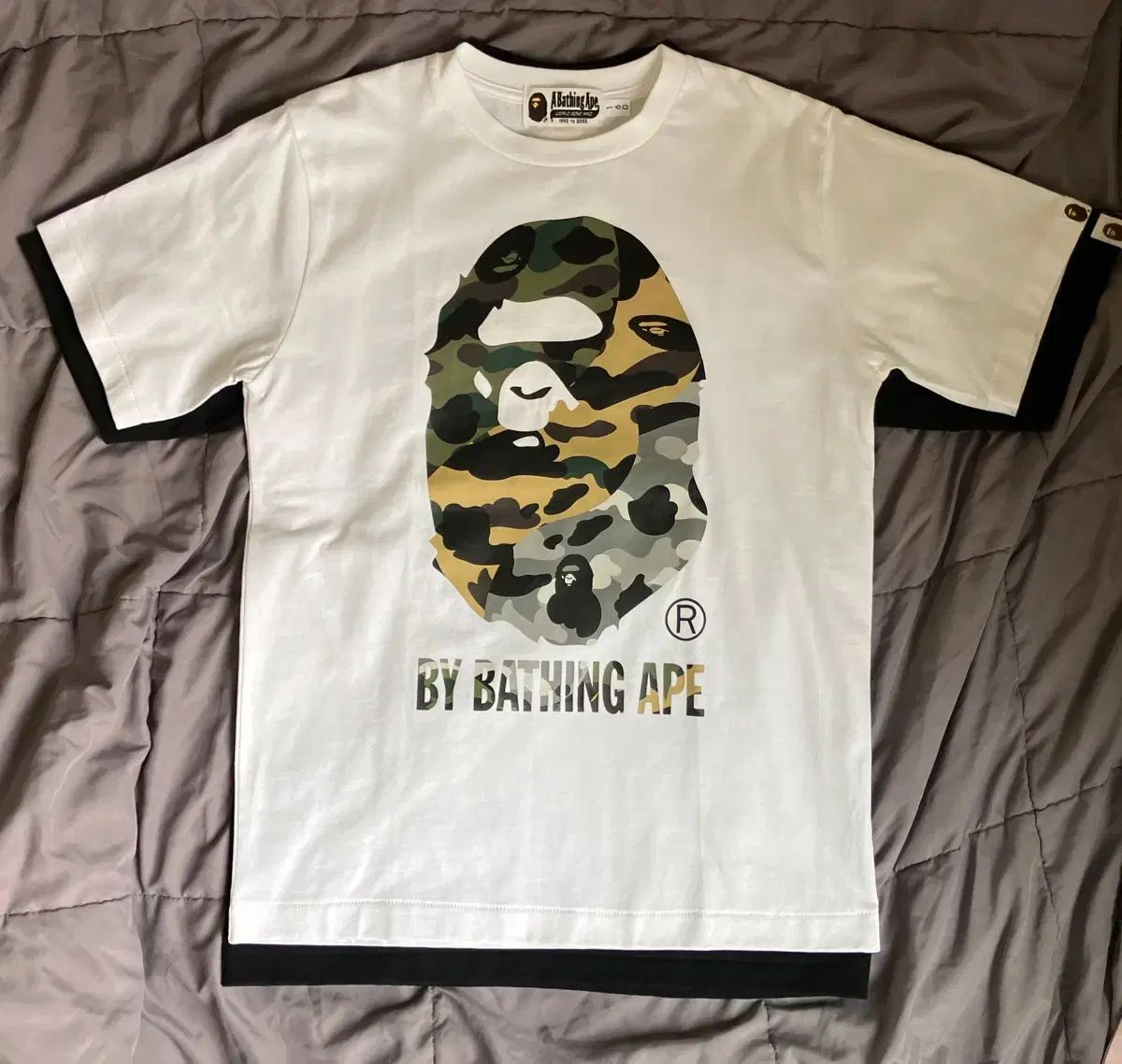 A BATHING APE アベイシングエイプ 最初の迷彩 半袖 ジュニア 160 サイズ