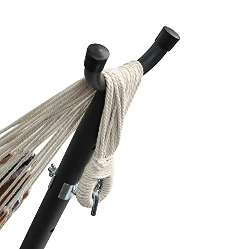 ベーシック ダブルハンモック 省スペース スタンド キャリーケース付き 耐荷重 213 kg 300 × 117 cm マルチ