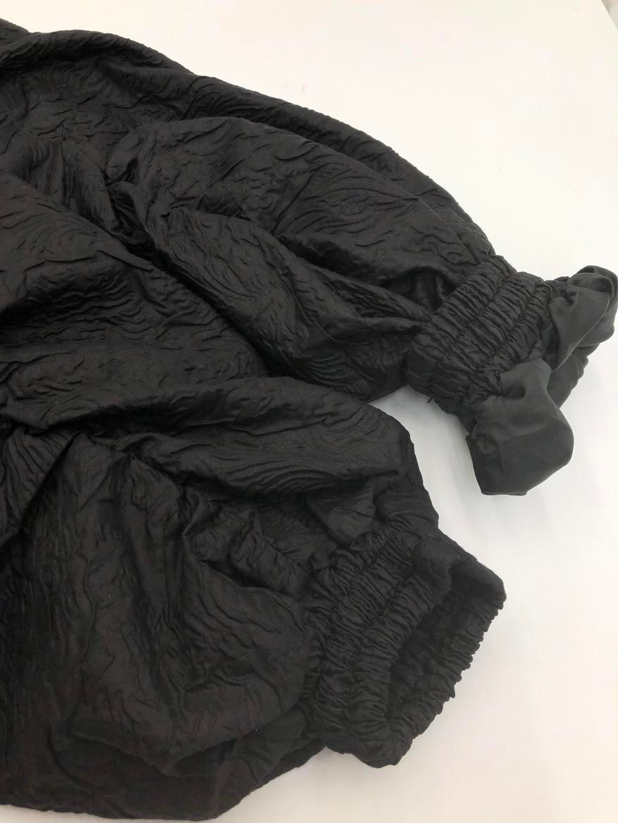 TOPKAPI EFOLE トプカピエフォル ジャガード ブルゾン ジャケット sizeF|黒 ◎レディース SIROKUMA-CORPORATION_COM