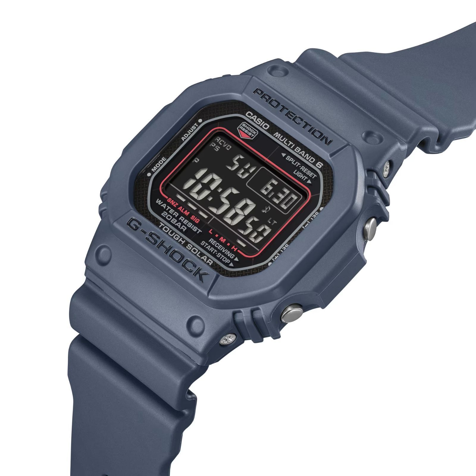 【即納】国内正規品 CASIO カシオ G-SHOCK Gショック タフソーラー 世界6局電波受信 マルチバンド6 GW-M5610U-2JF ブルー 腕時計 メンズ