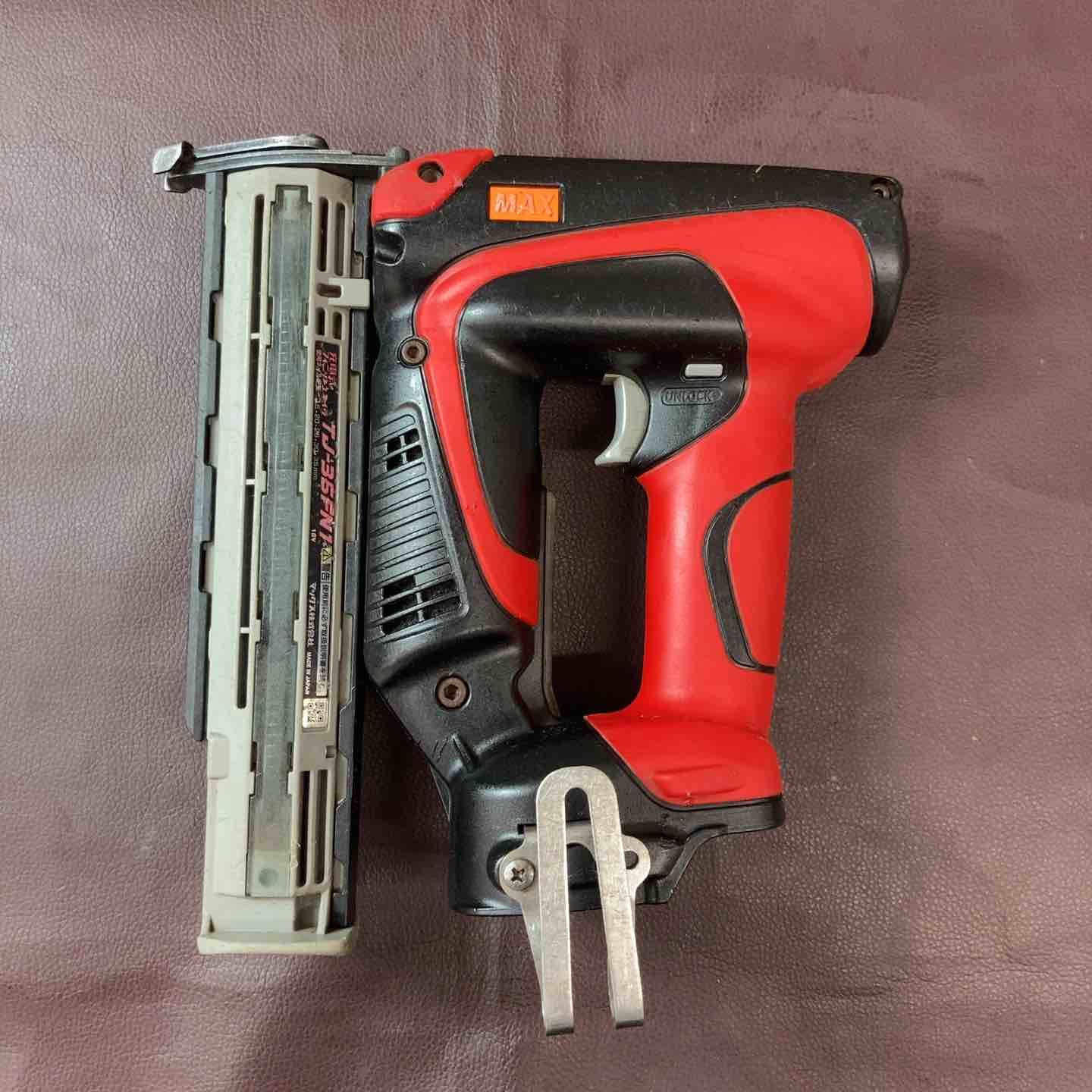 MAX 充電式フィニッシュネイラ TJ-35FN1 中古品