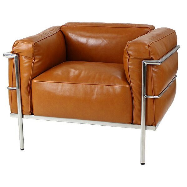 2706 イタリア製 Chateau d'Ax 本革 1人掛け ソファ 1/T5 モダン