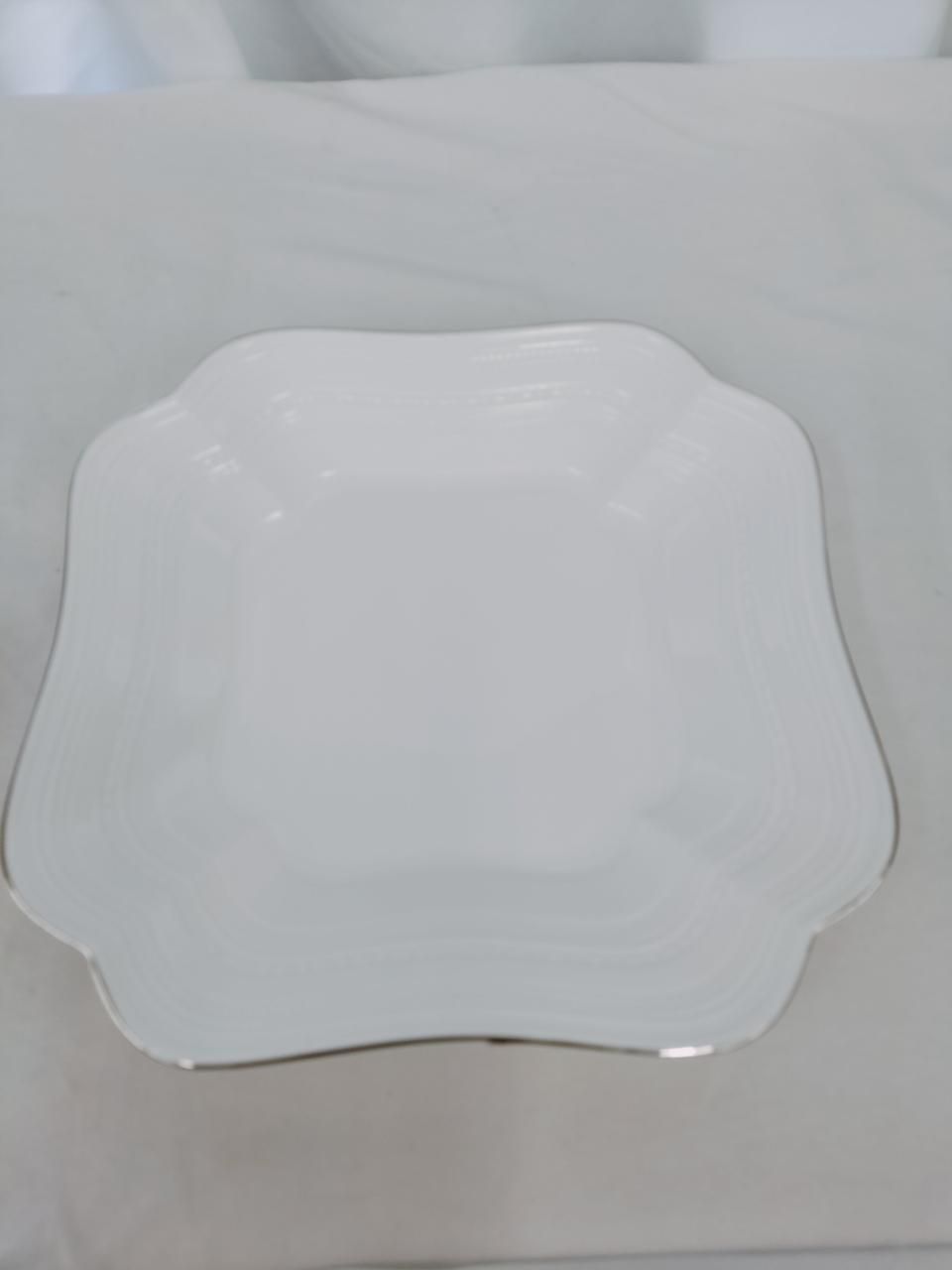 WEDGWOOD スクエア＆ダイヤディッシュ インタグリオプラチナ Wedgwood Square - Diamond Dish Intaglio Platinum