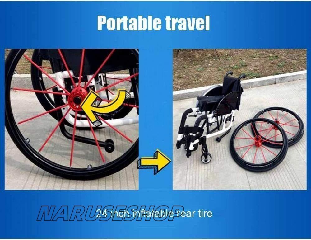 ☢ 携帯用折りたたみスポーツ車椅子