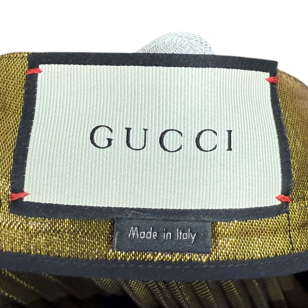 gucci ミケーレ　ファーストコレクション　プリーツ　スカート ゴールド gucci ミケーレ ファーストコレクション プリーツ スカート