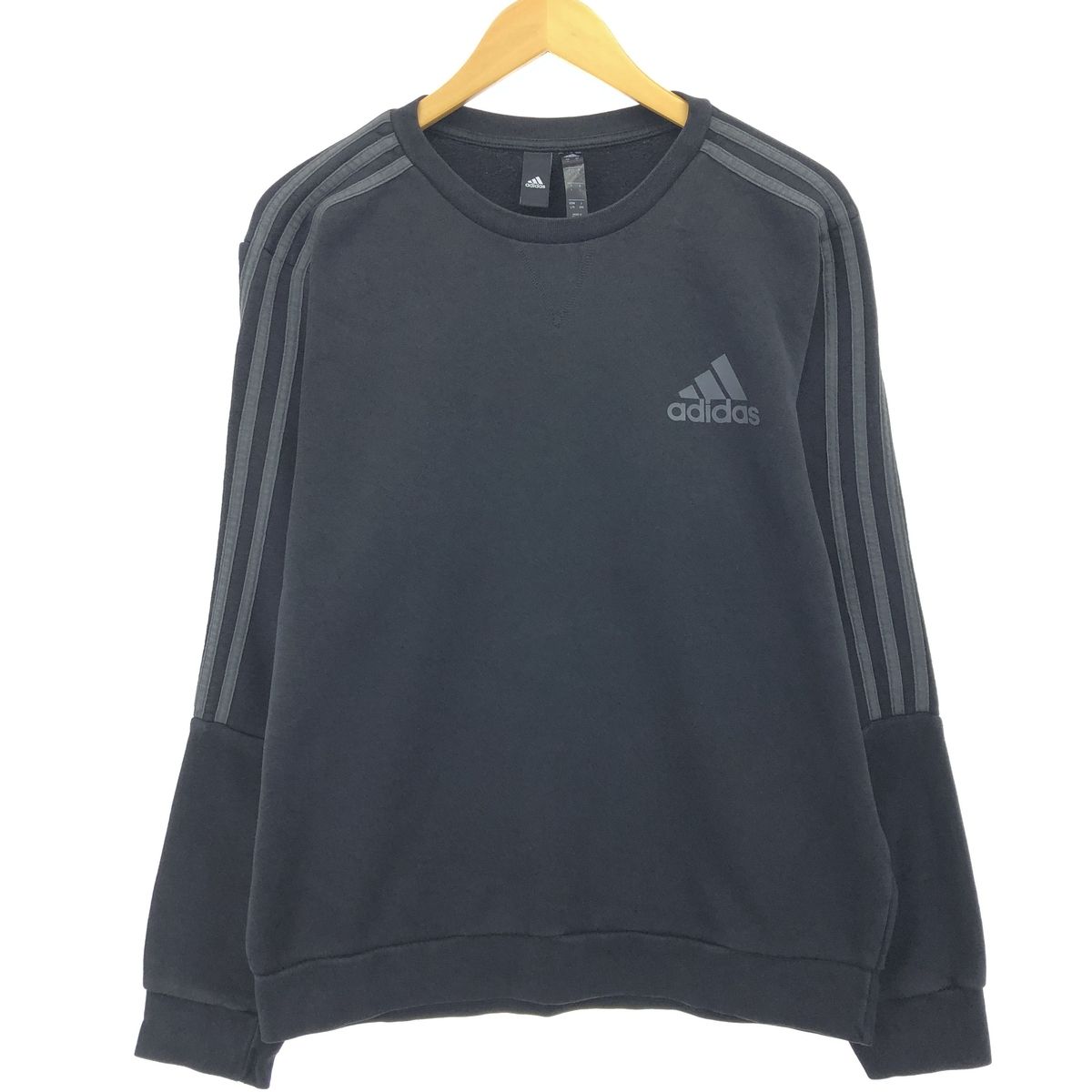 古着 アディダス adidas ワンポイントロゴスウェットシャツ トレーナー メンズL相当/eaa462964