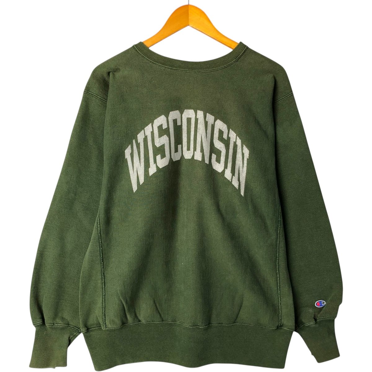 Champion Reverse Weave 90s XL 刺繍タグ 美品 緑 Champion Reverse Weave 90s XL 刺繍タグ 美品 緑 champion