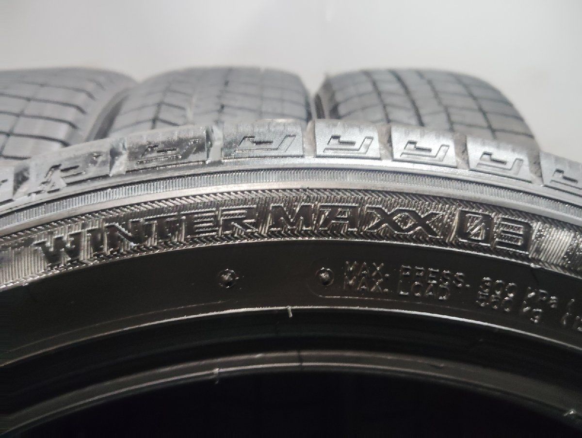 走行短め】DUNLOP WINTER MAXX WM03 195/50R19 19インチ スタッドレス