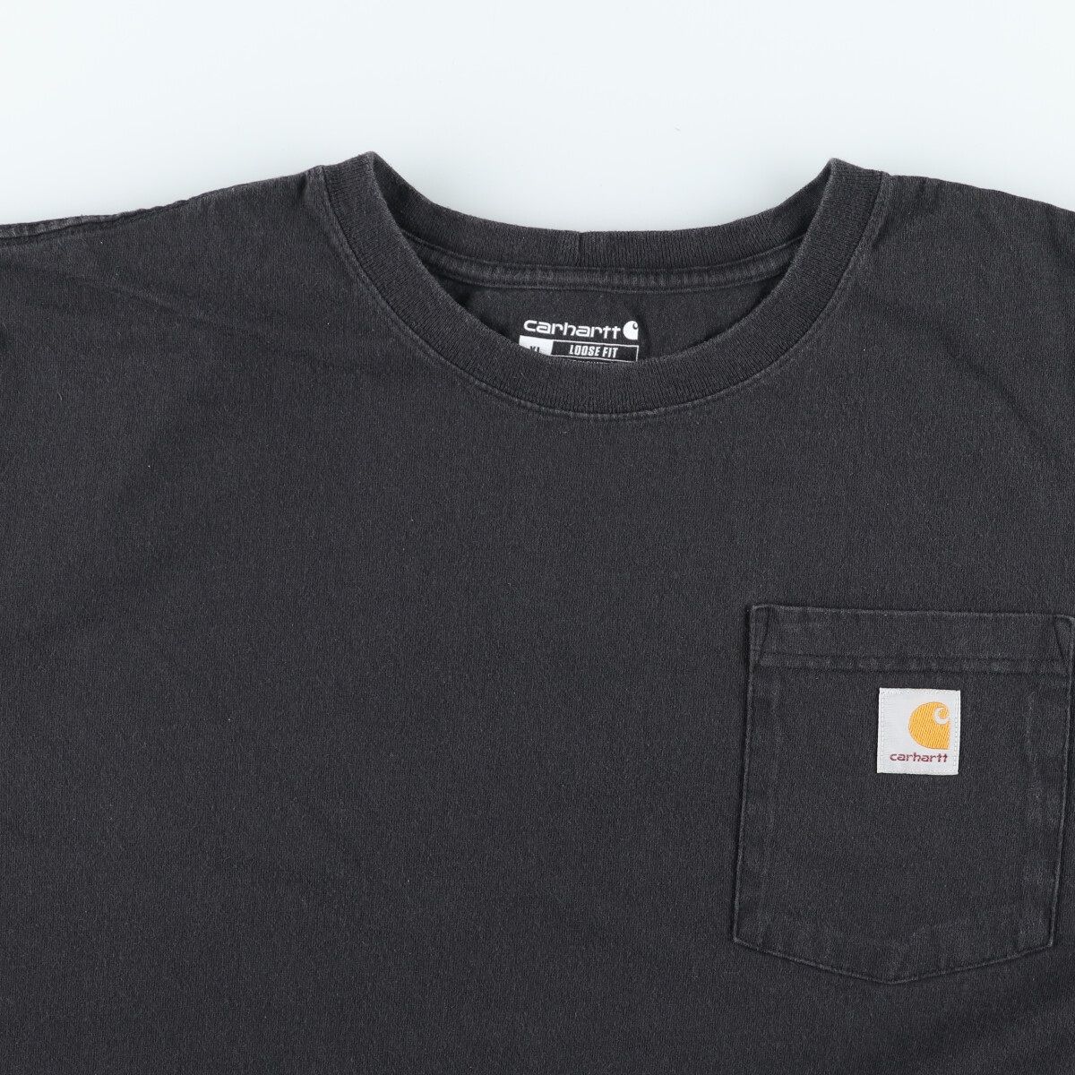 古着 カーハート Carhartt Loose Fit 半袖 ワンポイントロゴポケットT