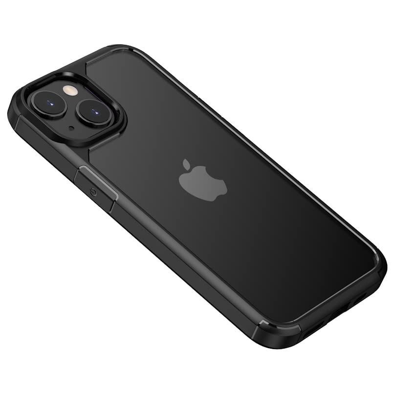 【色: ブラック】PhoneBeat iPhone 14 用 ケース クリア 薄