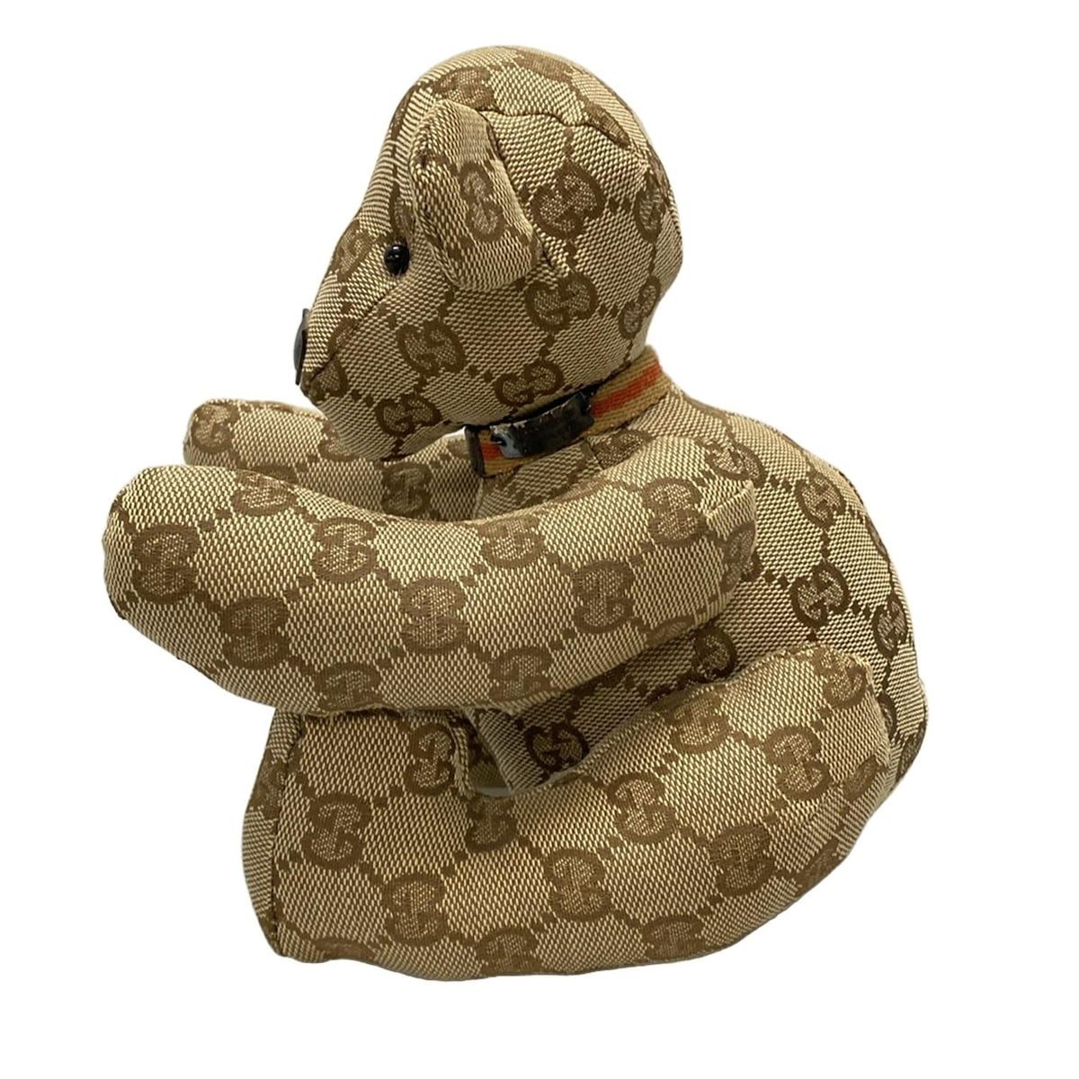 GUCCI ぬいぐるみ 77133 GUCCI グッチ GG柄 テディベア 置物 インテリア メンズ