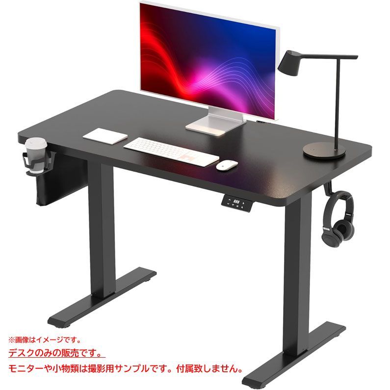 D6339◆ 電動 昇降デスク パソコンデスク ゲーミングデスク オフィスデスク フリーデスク テーブル 平机 机 高さメモリー機能 SANODESK QS1