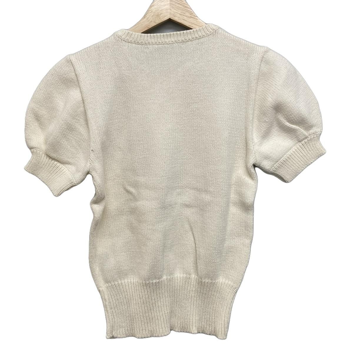 POLO RALPH LAUREN (ポロ・ラルフローレン) ハーフジップケーブルニット アイボリー サイズ:M