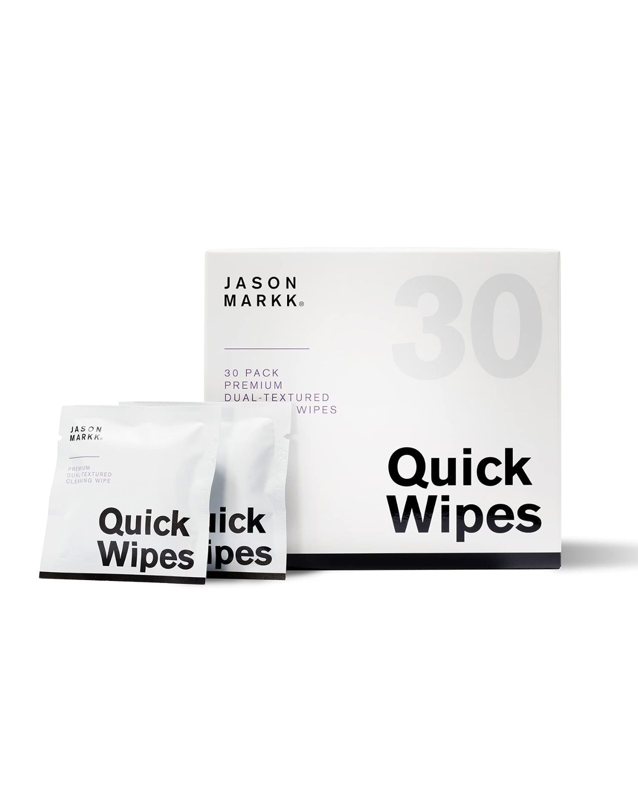 【新着商品】30 PACK - 拭き取るだけで簡単にクリーニングが可能なシートタイプクリーナー WIPES QUICK ジェイソンマーク MARKK クイックワイプス JASON 30枚入り [ジェイソンマーク]