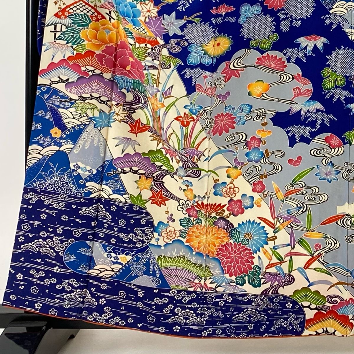 袷 牡丹