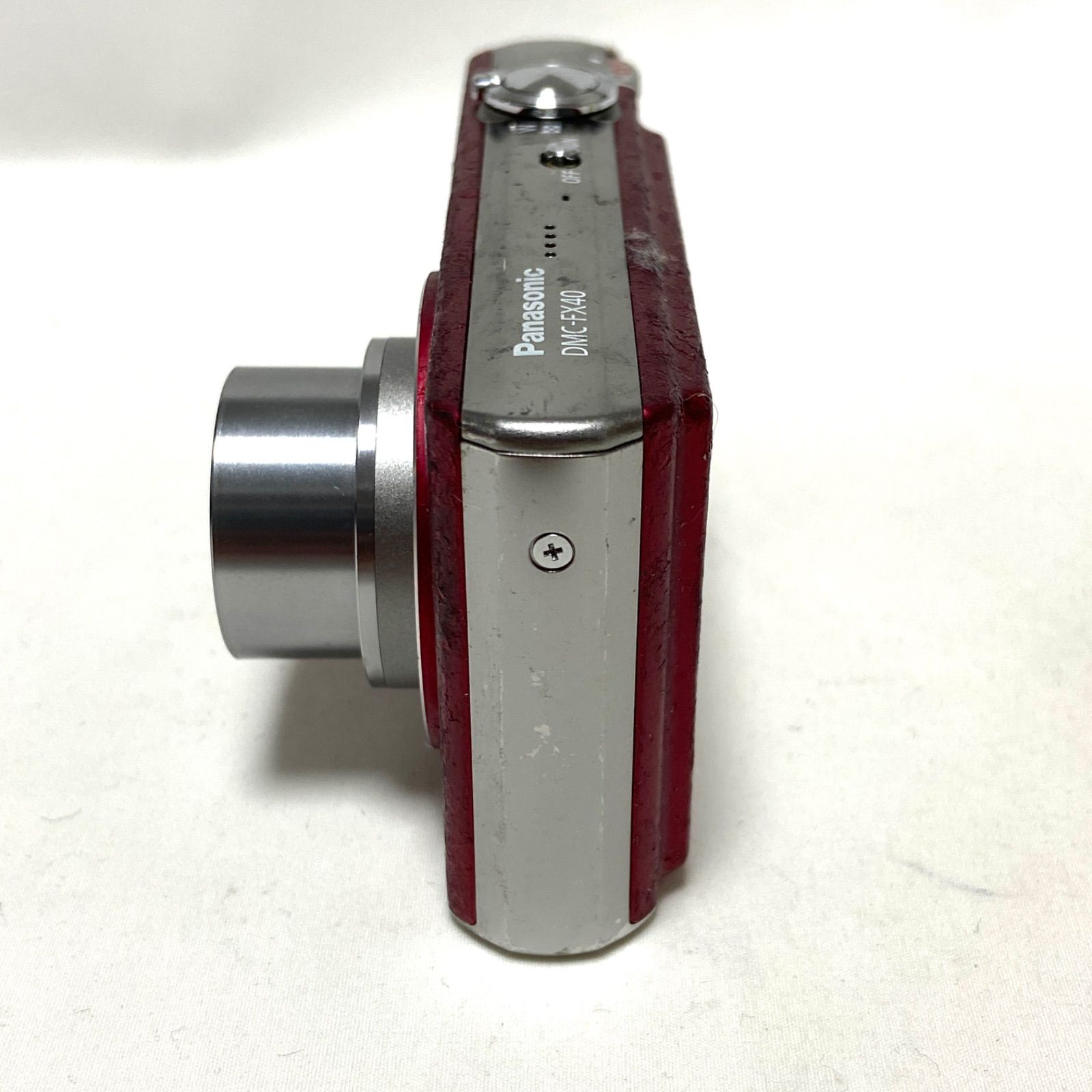Panasonic LUMIX DMC-FX40 レッド コンパクトデジタルカメラ コンデジ 