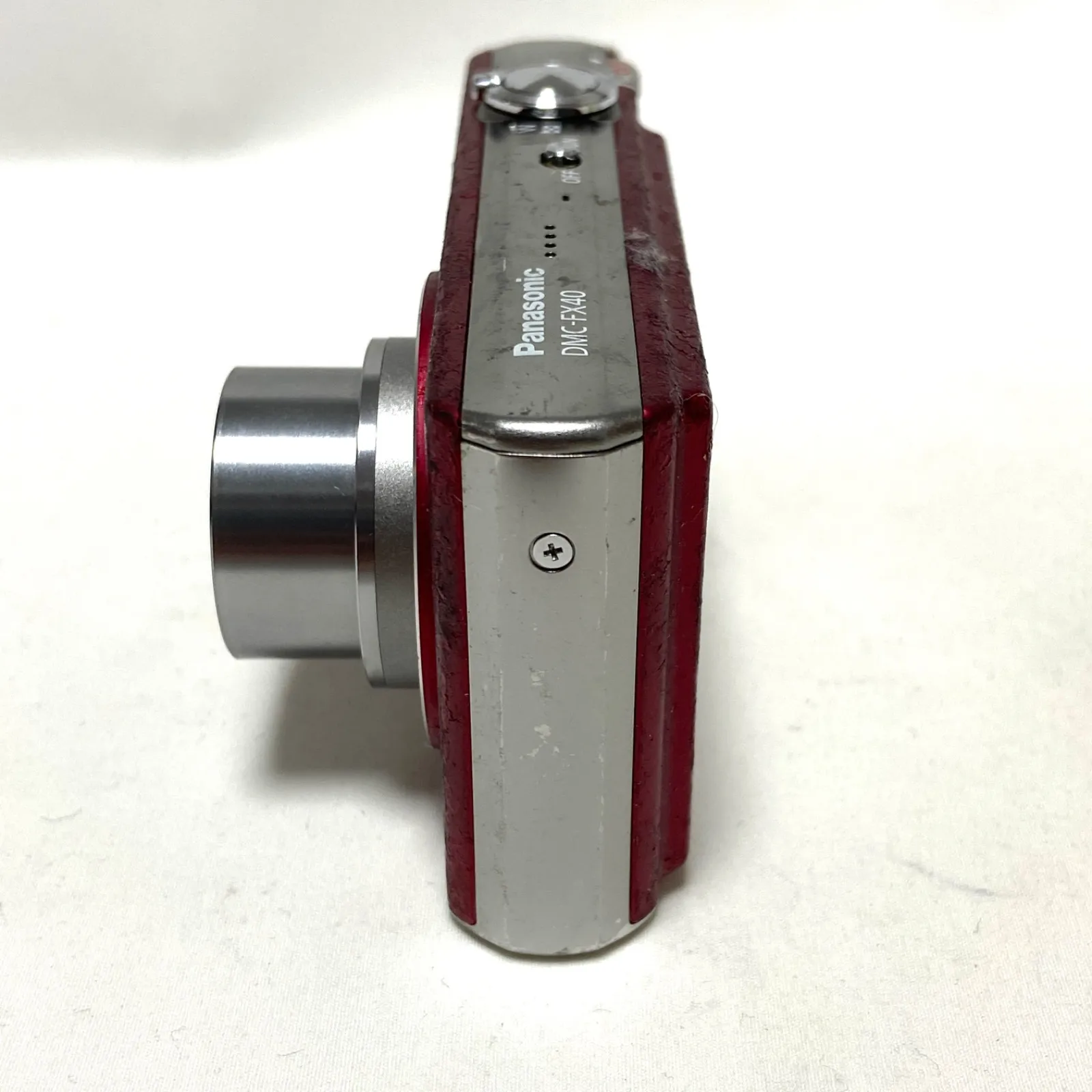 Panasonic LUMIX DMC-FX40 レッド ベスト コンパクトデジタルカメラ