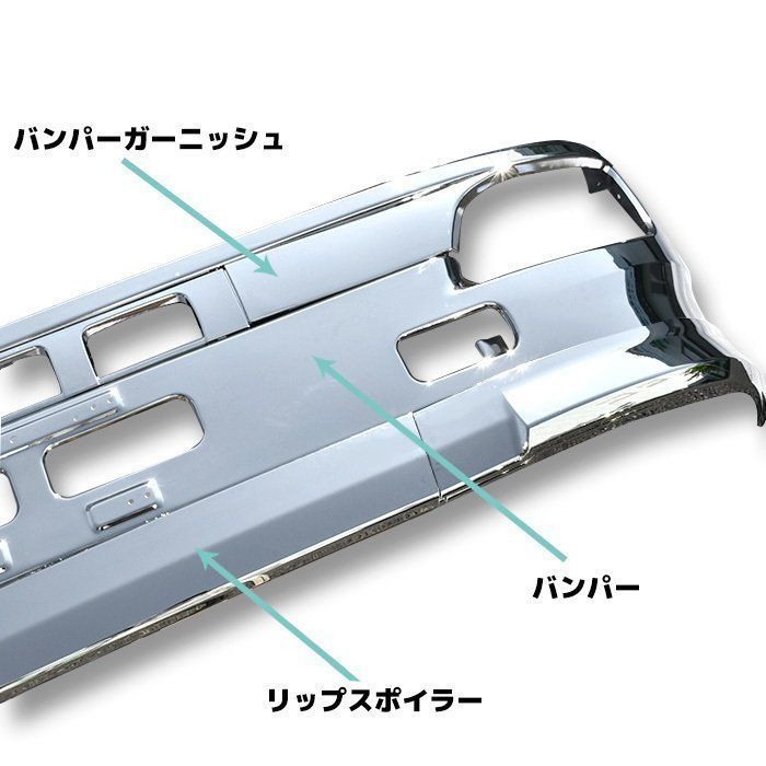 【新品訳アリ】日野 グランド プロフィア フルメッキバンパーとメッキリップ・メッキバンパーガニッシュのセット 日野 NEW プロフィア グランド メッキ フロント 3点 セット バンパー