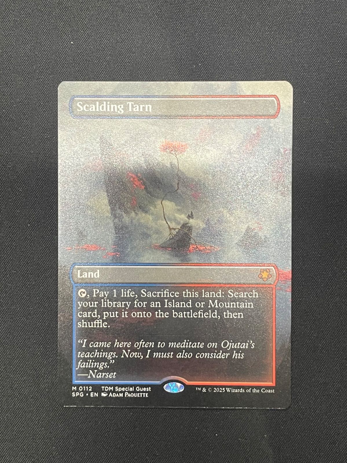 【初売り】 MTG・土地】Scalding Tarn／沸騰する小湖（英語ボーダーレス マジック：ザ・ギャザリング