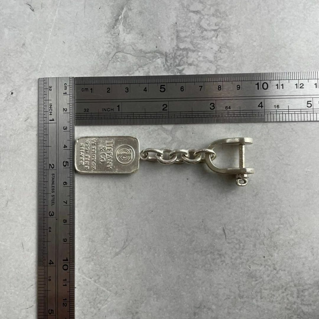 ティファニー インゴット シャックル キーリング キーホルダー RP1fe
