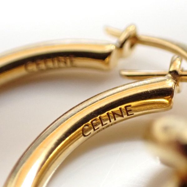 国内即発【CELINE】ノット フープピアス 46N55 GP ゴールド CELINE◇ノット スモール フープ ピアス gold【送料関税込