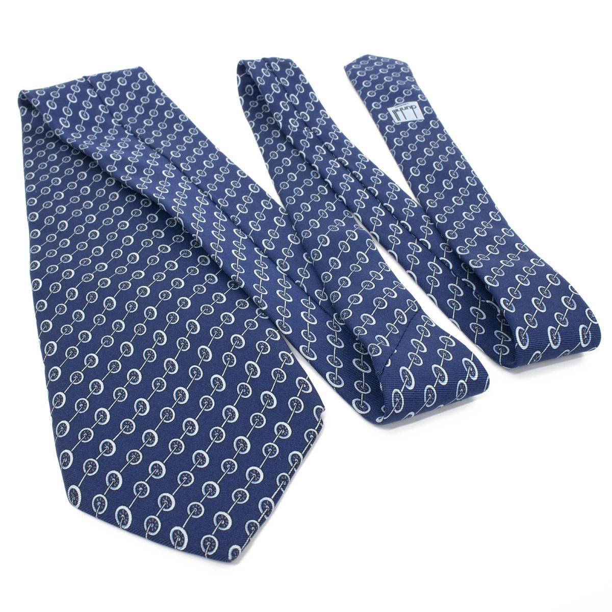 dunhill ダンヒル ネクタイ 極美品 綺麗 メンズ シルク ライン