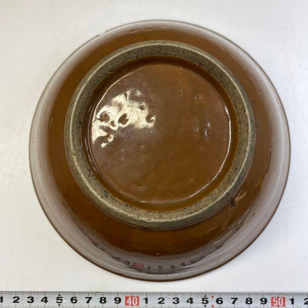 中国清時代　柿釉鉢　直径18.6㎝　東Y6-0722③タトチ 中国清時代 柿釉鉢 直径18.6㎝ 東Y6-0722③タトチ - メルカリ
