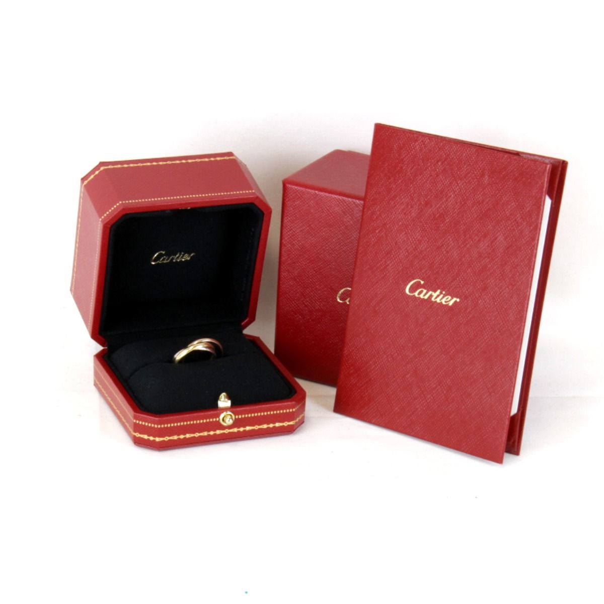 K18 CARTIER 750 トリニティリング 49 三連リング リング 指輪 5.8g