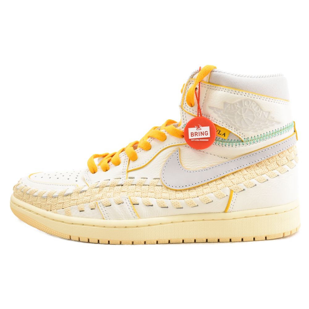 NIKE (ナイキ) ×UNION AIR JORDAN 1 RETRO HI OG SP SUMMER 96 FD2565-100 ユニオン エアジョーダン1 ハイカットスニーカー ホワイト US10/28cm