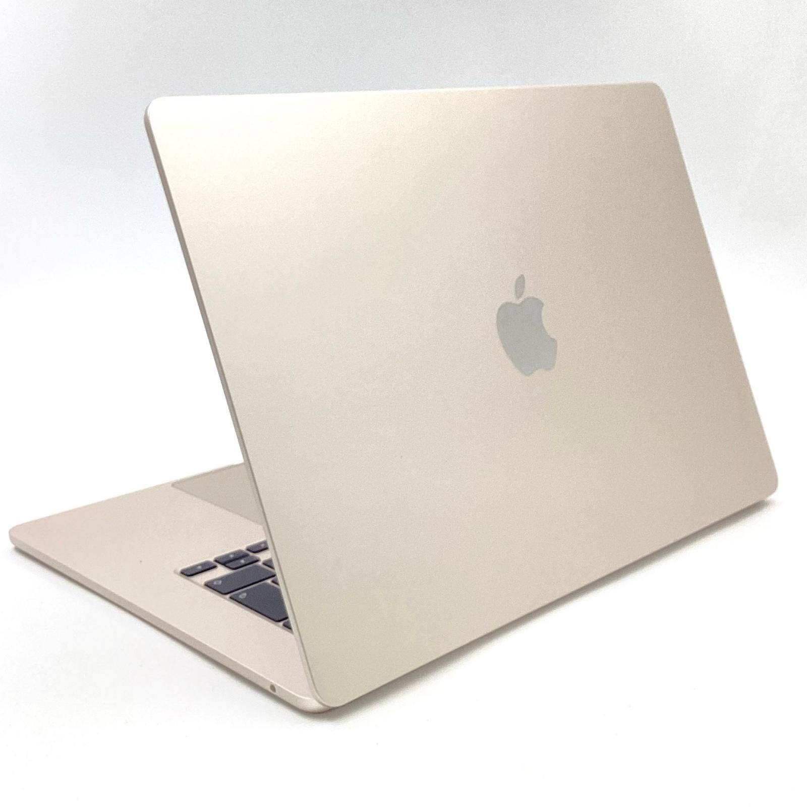 Apple MacBook Air 15.3インチ 2025 Apple M2 8GB SSD 256GB スターライト 超 動作 済 全額返金保証 最速発送