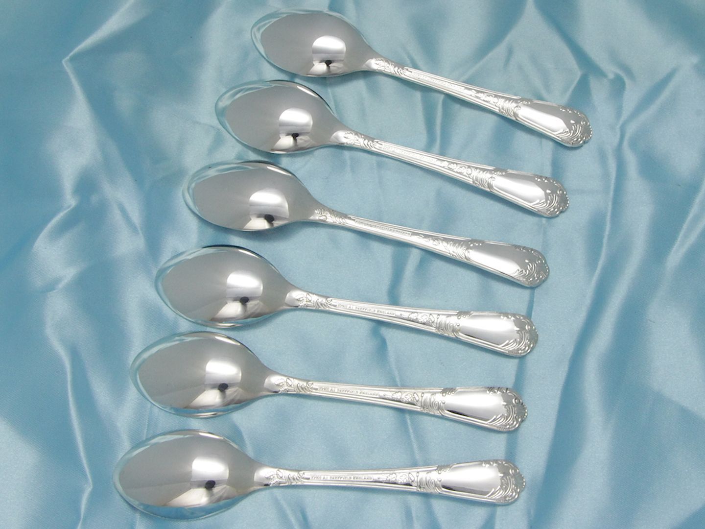 英国製 コーヒースプーン6本 シルバープレートEPNS A1 ラリージェンス