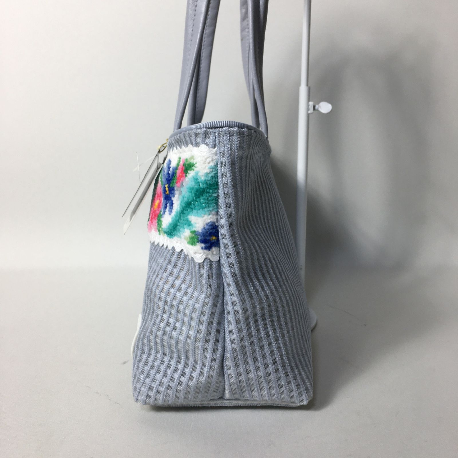 2507-43｜未使用｜フェイラー ハンドバッグ シュニール織 ライトブルー 2507-43｜未使用｜フェイラー ハンドバッグ シュニール織 ライト